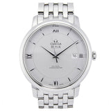 Omega De Ville Prestige Co-Axial Silver Dial Silver Steel Strap Watch for Men - 424.10.40.20.02.003 Authentic Buy Shop Now