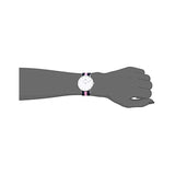 Daniel Wellington Classy Winchester White Dial Two Tone NATO Strap Watch For Women - DW00100081 Authentic Buy Shop Now