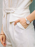Calvin Klein Seduce Seduction White Dial Two Tone Steel Strap Watch for Women - K4E2NX1T Authentic Buy Shop Now