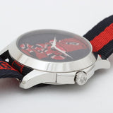 Gucci Le Marche Des Merveilles Blue Red Dial Blue Red Nylon Strap Unisex Watch - YA126493 Authentic Buy Shop Now
