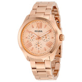 Fossil Cecile Rose Gold Dial Rose Gold Steel Strap Watch for Women - AM4511 Authentic Buy Shop Now