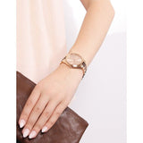 Michael Kors Runway Rose Gold Dial Two Tone Steel Strap Watch for Women - MK4301 Authentic Buy Shop Now