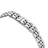 Emporio Armani Gianni T Bar Quartz Silver Dial Silver Steel Strap Watch For Women - AR1935 Authentic Buy Shop Now