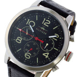 Tommy Hilfiger Jake Chronograph Black Dial Black Leather Strap Watch for Men - 1791232 Authentic Buy Shop Now