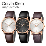Calvin Klein Posh Silver Dial Brown Leather Strap Watch for Men - K8Q316G6 Authentic Buy Shop Now