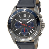 Coach Kent Grey Dial Blue Leather Strap Watch for Men - 14602558 Authentic Buy Shop Now