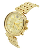 Michael Kors Sawyer White Dial Gold Steel Strap Watch for Women - MK6362 Authentic Buy Shop Now