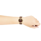 Gucci G Timeless Butterfly Brown Dial Brown Leather Strap Watch For Women - YA1264063 Authentic Buy Shop Now