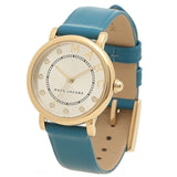 Marc Jacobs Roxy Silver Dial Green Leather Strap Watch for Women - MJ1633 Authentic Buy Shop Now
