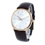 Calvin Klein Posh Silver Dial Brown Leather Strap Watch for Men - K8Q316G6 Authentic Buy Shop Now