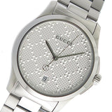 Gucci G Timeless Quartz Silver Dial Silver Steel Strap Watch For Women - YA126459 Authentic Buy Shop Now