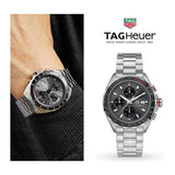 Tag Heuer Formula 1 Automatic Chronograph Grey Dial Silver Strap Watch for Men - CAZ2012.BA0876 Authentic Buy Shop Now