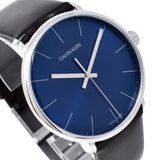 Calvin Klein High Noon Quartz Blue Dial Black Leather Strap Watch for Men - K8M211CN Authentic Buy Shop Now