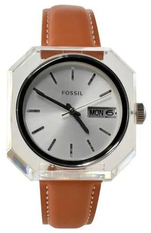 Fossil Candy White Dial Brown Leather Strap Watch for Women - ES3538 Authentic Buy Shop Now