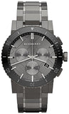 Burberry The City Grey Dial Gunmetal Grey Steel Strap Watch for Men - BU9381 Authentic Buy Shop Now