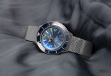Breitling Superocean Heritage '57 Special Edition II Blue Dial Silver Mesh Bracelet Watch for Men - A103702A1C1A1 Authentic Buy Shop Now