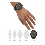 Hugo Boss Cloud Chronograph Black Dial Black Steel Strap Watch For Men - 1514016 Authentic Buy Shop Now