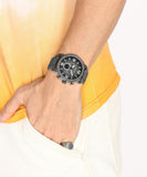 Fossil Nate Chronograph Gunmetal Dial Grey Steel Strap Watch for Men - JR1437 Authentic Buy Shop Now