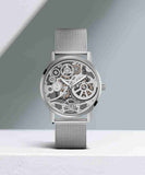 Guess Gadget Silver Dial Silver Mesh Bracelet Watch for Men - GW0538G1 Authentic Buy Shop Now