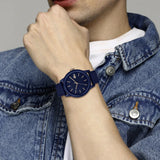 Lacoste 12.12 Navy Blue Dial Navy Blue Silicone Strap Watch for Men - 2011011 Authentic Buy Shop Now