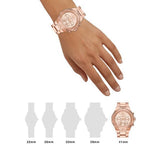 Michael Kors Raquel Analog Rose Gold Dial Rose Gold Steel Strap Watch For Women - MK4688 Authentic Buy Shop Now