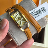 Michael Kors Empire Three Hand Gold Dial Brown Leather Strap Watch for Women - MK4721 Authentic Buy Shop Now