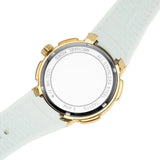Michael Kors Sydney Quartz White Dial White Leather Strap Watch For Women - MK7221 Authentic Buy Shop Now