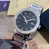 Calvin Klein City Black Dial Silver Steel Strap Watch for Men - K7Q21141 Authentic Buy Shop Now