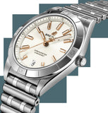 Breitling Chronomat Automatic 36 White Dial Silver Steel Strap Watch for Women - A10380101A2A1 Authentic Buy Shop Now