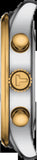 Tissot T Sport Chrono XL Classic Gold Dial Two Tone Steel Strap Watch for Men - T116.617.22.021.00 Authentic Buy Shop Now