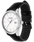 Movado Heritage Calendoplan White Dial Black Leather Strap Watch for Men - 3650002 Authentic Buy Shop Now