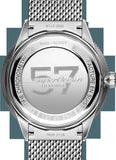 Breitling Superocean Heritage '57 Black Dial Silver Mesh Bracelet Watch for Men - A10370121B1A1 Authentic Buy Shop Now
