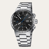 Oris Williams Day Date Black Dial Silver Steel Strap Watch for Men - 0173577404154-0782450S Authentic Buy Shop Now