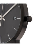 Calvin Klein City Quartz Black Dial Black Leather Strap Watch for Men - K2G2G4C1 Authentic Buy Shop Now