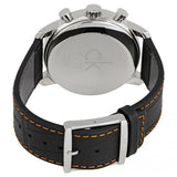 Calvin Klein City Chronograph Black Dial Black Leather Strap Watch for Men - K2G271C1 Authentic Buy Shop Now