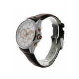 Hugo Boss Driver Quartz Silver Dial Brown Leather Strap Watch For Men - HB1512881 Authentic Buy Shop Now