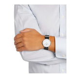 Daniel Wellington Classic Cornwall White Dial Black Nylon Strap Watch For Men - DW00100260 Authentic Buy Shop Now
