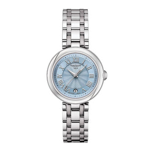 Tissot Bellissima Small Lady Light Blue Dial Silver Steel Strap Watch for Women - T126.010.11.133.00 Authentic Buy Shop Now
