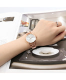 Calvin Klein Dainty Diamonds Silver Dial Rose Gold Steel Strap Watch for Women - K7L2364T Authentic Buy Shop Now