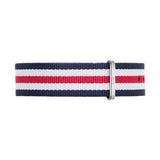 Daniel Wellington Classic Canterbury White Dial Two Tone Nylon Strap Watch For Men - DW00100016 Authentic Buy Shop Now