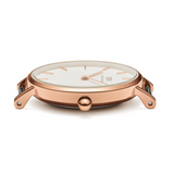 Daniel Wellington Classic Petite Cornwall White Dial Green NATO Strap Watch For Women - DW00100253 Authentic Buy Shop Now