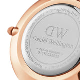 Daniel Wellington Classic Petite York Black Dial Brown Leather Strap Watch For Women - DW00100170 Authentic Buy Shop Now