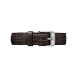 Daniel Wellington Classic Petite York Black Dial Brown Leather Strap Watch For Women - DW00100182 Authentic Buy Shop Now