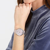 Fossil Jacqueline Blush Mother of Pearl Dial Pink Leather Strap Watch for Women - ES4151 Authentic Buy Shop Now