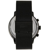 Lacoste Replay Black Dial Black Steel Strap Watch for Men - 2011194 Authentic Buy Shop Now