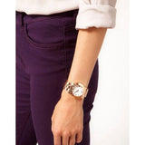 Marc Jacobs Amy White Dial Rose Gold Steel Strap Watch for Women - MBM3077 Authentic Buy Shop Now