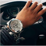 Michael Kors Runway Silver Dial Silver Steel Strap Watch for Men- MK8086 Authentic Buy Shop Now