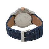 Guess Rigor Analog Blue Dial Blue Denim Strap Watch For Men - W0040G6 Authentic Buy Shop Now