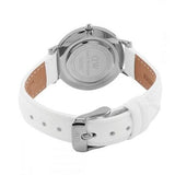 Daniel Wellington Classic Petite Bondi Black Dial White Leather Strap Watch For Women - DW00100284 Authentic Buy Shop Now