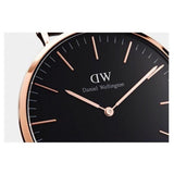 Daniel Wellington Classic St Mawes Black Dial Brown Leather Strap Watch For Men - DW00100124 Authentic Buy Shop Now